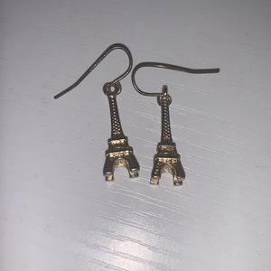 Eiffel tower dangling earrings